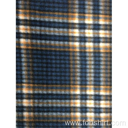 Printing Polar Fleece Polar Fleece Printing Plaid Fabric Manufactory